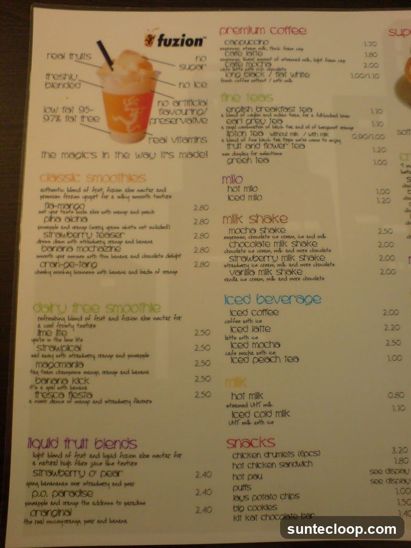 Fuzion Menu