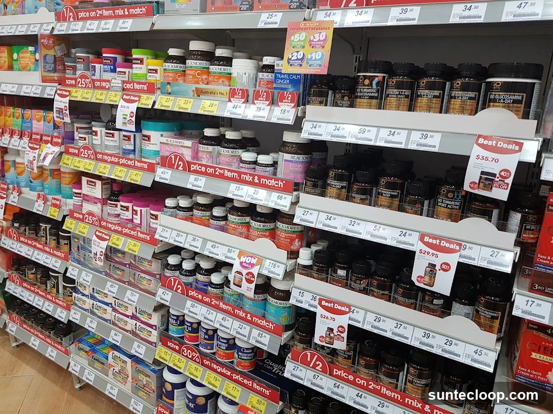 Vitamins and Supplements Aisle