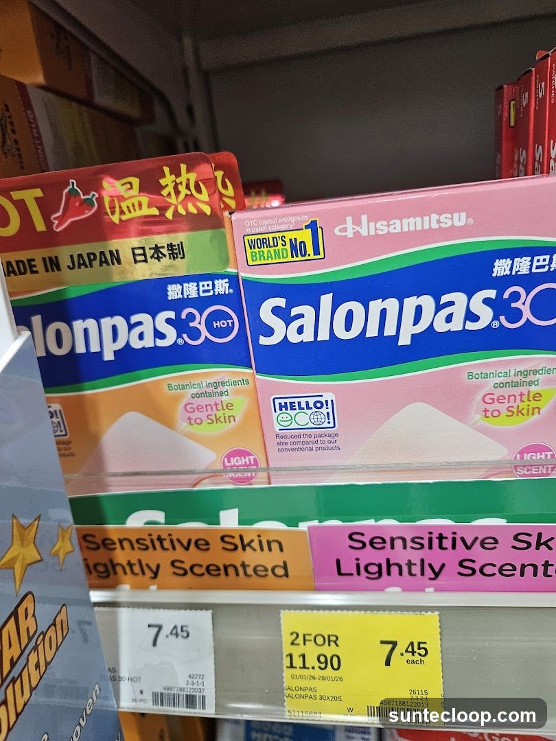 Salonpas Pain Relief Patches