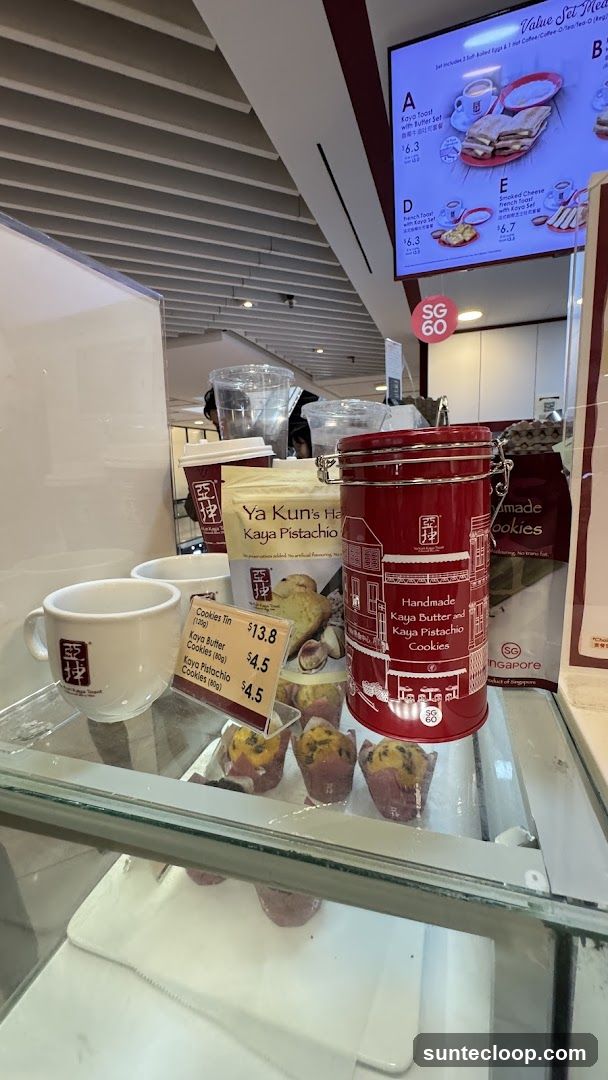 Ya Kun Kaya Toast Display