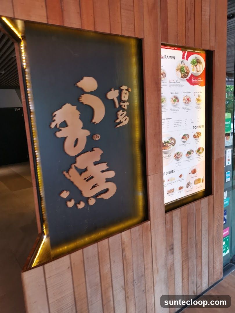 Ramen Restaurant Entrance