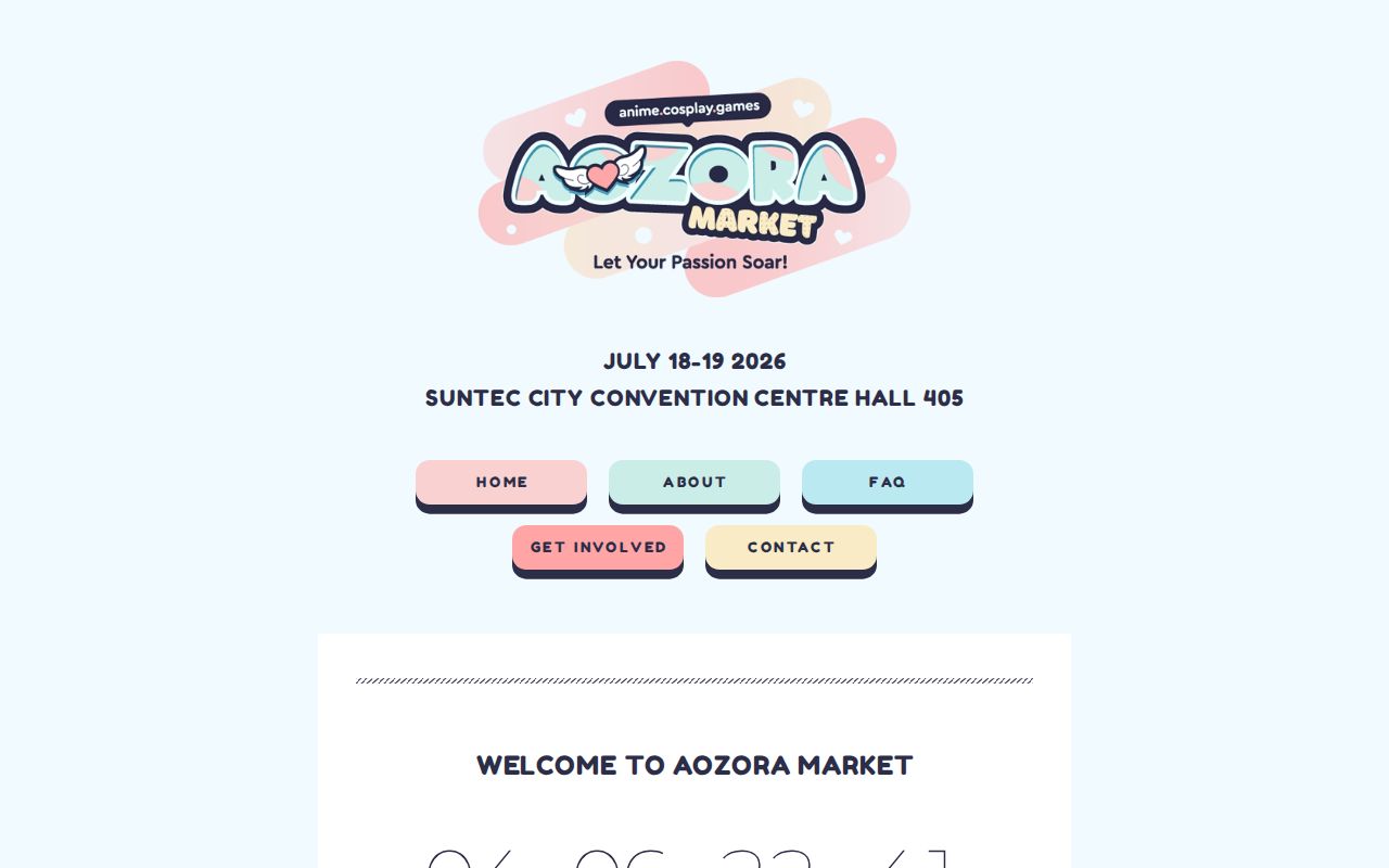 Aozora Market Returns To Suntec This July: Free-Entry ACG Artist Fair