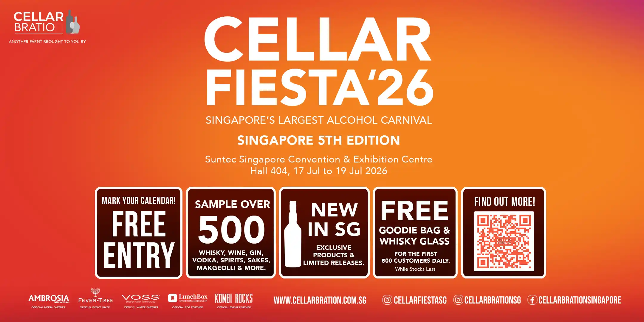 CellarFiesta 2026 Returns To Suntec: 1,000+ Labels And Free Entry For Singapore's Biggest Drinks Tasting