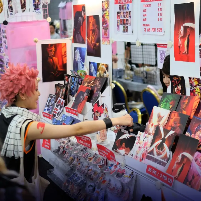 Creators Hub artist booths at CSF26 Suntec Singapore