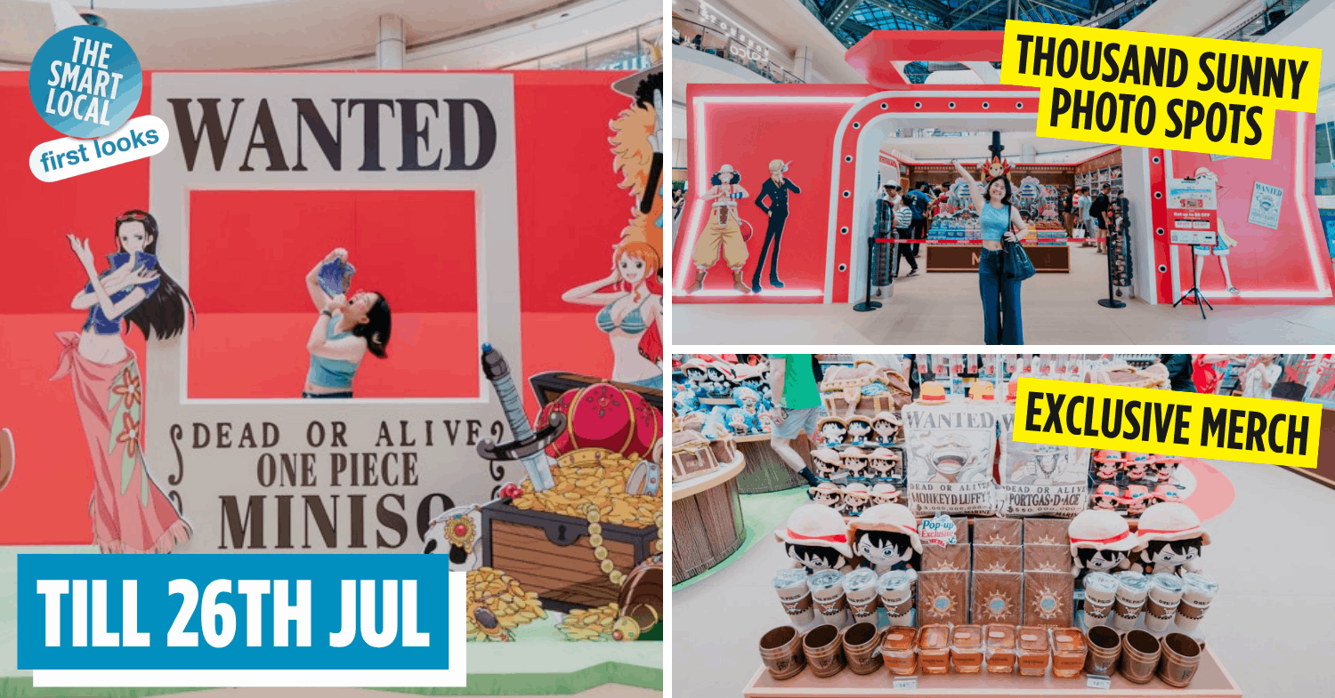 MINISO One Piece Pop-Up At Suntec City: Exclusive Merchandise And Straw Hat Photo Spots