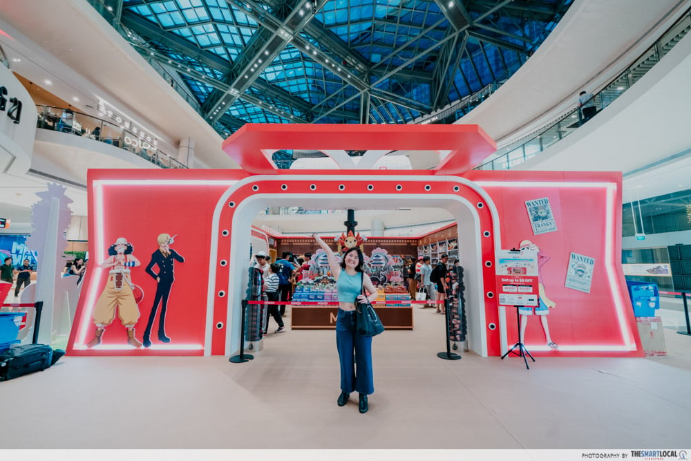 MINISO One Piece 2.0 pop-up main entrance at Suntec City
