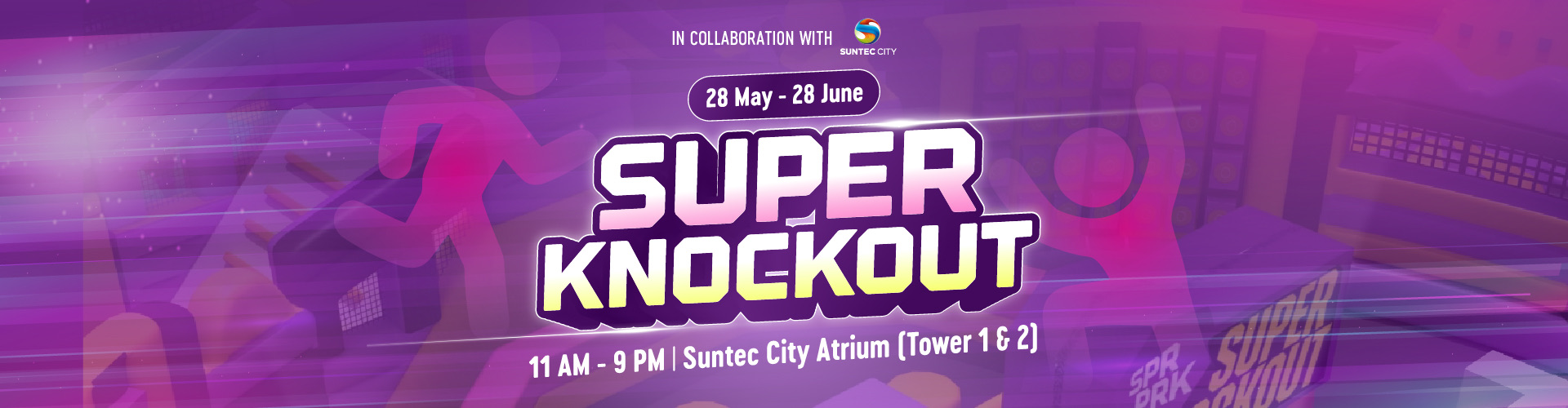 Super KnockOut At Suntec City: SuperPark June Holiday Obstacle Pop-Up